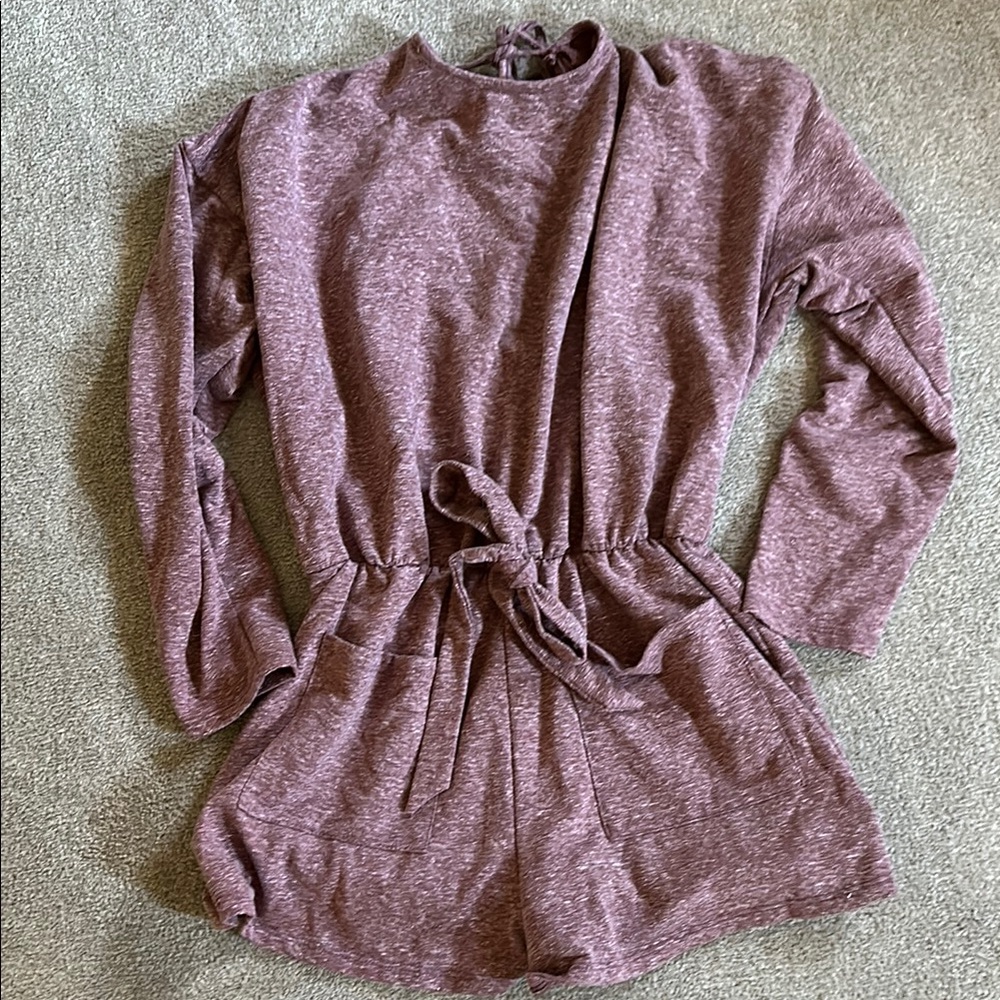 Le Lis Mauve Long Sleeve Romper